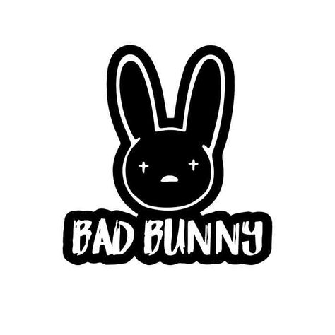 Free Pokemon Svg, Bunny Svg Free, Bad Bunny Logo, Bad Bunny Wallpaper, Bad Bunny Svg, Family Tattoo Designs, Bunny Logo, Bunny Wallpaper, Star Svg