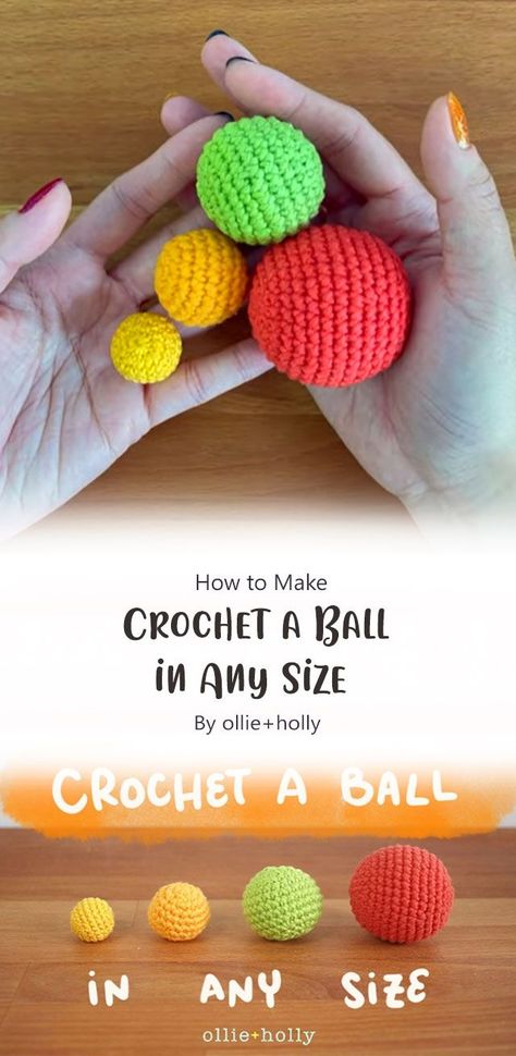 Crochet Ball Free Pattern, Crochet A Ball, Crochet Ornaments Free Pattern, Crochet Ornament Patterns, Crochet Toys Free Patterns, Crochet Toys Free, Crochet Ball, Easy Crochet Animals, Crochet Patterns Free Beginner