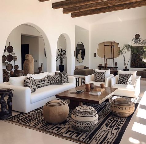 African Decor Living Room, African Living Rooms, Modern African Decor, African Interior Design, African House, African Inspired Decor, African Interior, African Home Decor, African Decor