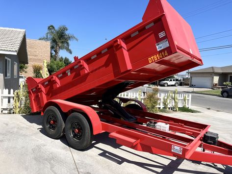 Dump Trailer for Sale in Riverside, CA - OfferUp Dump Trailers For Sale, Dump Trailers, Trailers For Sale, All Colors, Trailer, For Sale, Red