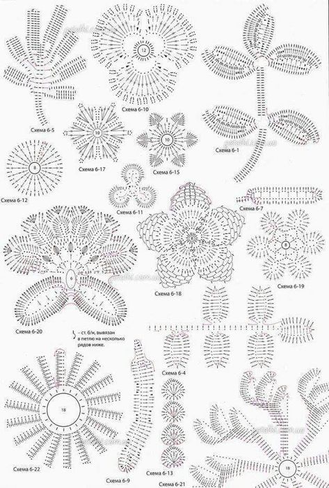 Irish Crochet Tutorial, Irish Lace Crochet Pattern, Irish Crochet Flowers, Russian Crochet, Irish Crochet Motifs, Crochet Leaf Patterns, Irish Crochet Patterns, Crochet Flowers Free Pattern, Crocheted Flowers