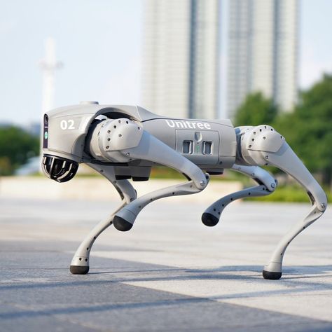 #robot #ai #robotdog #airobot #robotics #trending #viral #video #foryou #fyp #usa #artificialintelligence #scienceonline #science_online The Go2 robot dog uses a special sensor called a LiDAR to see the world around it. This lets it avoid obstacles and navigate all sorts of terrain easily. The Go2 has super strong joints that can handle a lot of weight. It can walk, trot, and jump with impressive agility. It can perform some impressive moves, like you might see from a real dog. https://ww... Next Wallpaper, Robot Dog, Intelligent Robot, Robot Toy, Interactive Toys, Classic Toys, Four Legged, High Performance, The Voice