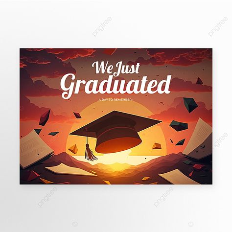 sunset scenery floating doctor hat graduation ceremony poster Graduate Poster, Graduation Poster Design, Graduation Poster Ideas, Academy Logo, Restaurant Poster, Graduation Poster, Graduation Ceremony, Poster Template, Free Png