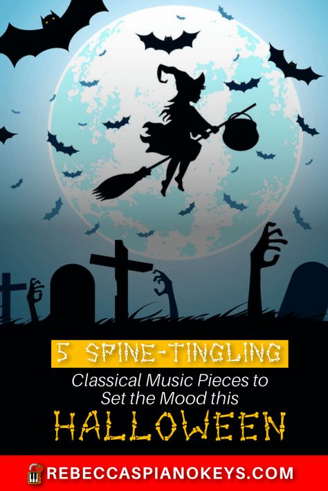 Scary Halloween Music, Scary Music, Classical Piano Music, Music Listening Activities, Carnival Of The Animals, Real Haunted Houses, Halloween Music, Elementary Music Education, Music Station