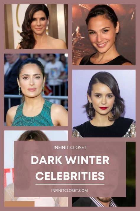 Dark Winter Pallette, Deep Winter Flamboyant Natural, Deep Winter Work Outfits, Deep Winter Patterns, Dark Winter Neutrals, Deep Winter Color Palette Clothes, Soft Deep Winter, Deep Winter Color Analysis, Dark Winter Celebrities