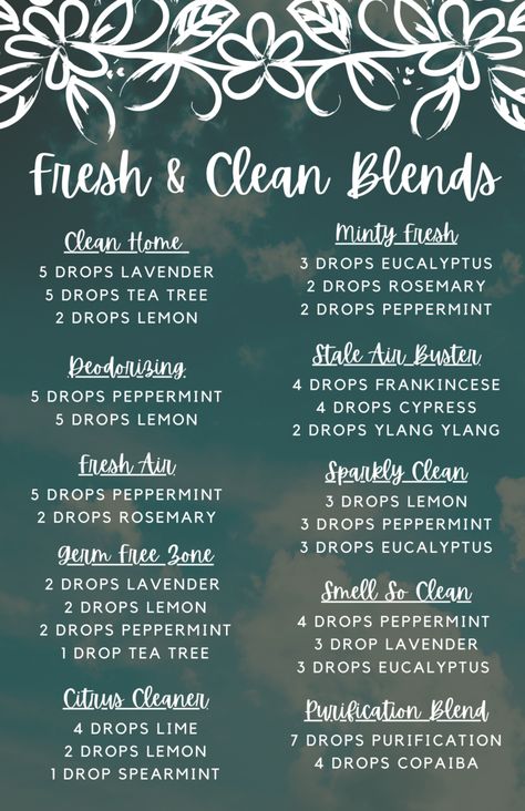 Essential Oil Blends for Every Need Essential Oils Fresh Clean Scent, Clean Scent Essential Oil Blends, Unique Diffuser Blends, Diffuser Placement In Room, Luxury Hotel Essential Oil Blends, Deodorizing Essential Oil Blends, Clean Linen Essential Oil Blend, Young Living Essential Oils Recipes Diffuser, Fresh Essential Oil Blends