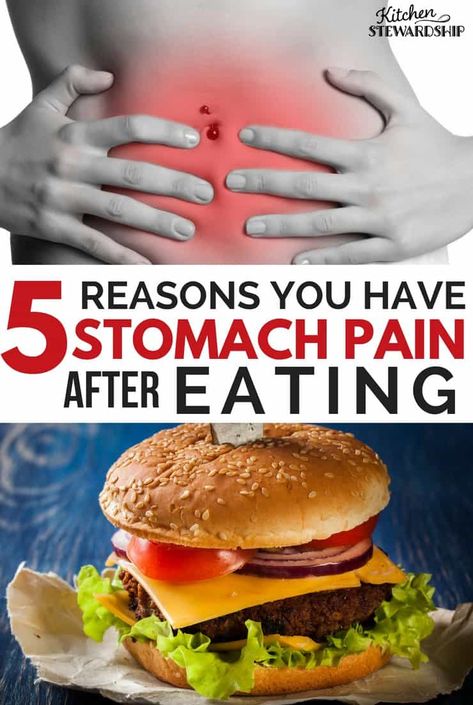 5 reasons you may have stomach pain after eating. Get to the root of digestive issues like IBS and Chrons. Tips for feeling better and what the cause may be. #health #naturalhealth Stomach Remedies, My Stomach Hurts, Stomach Cramps, Bloated Stomach, Stomach Issues, Stomach Problems, Dinner With Ground Beef, Stomach Ache, Upset Stomach