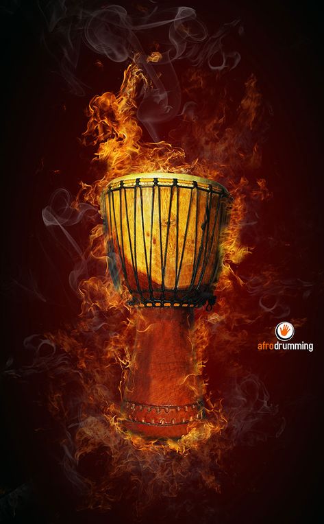 Djembe Drum Art, Polo T Shirt Design, Fire Background, Djembe Drum, Modern Tv Unit Designs, Beautiful Profile, African Drum, Drums Art, Drum Circle