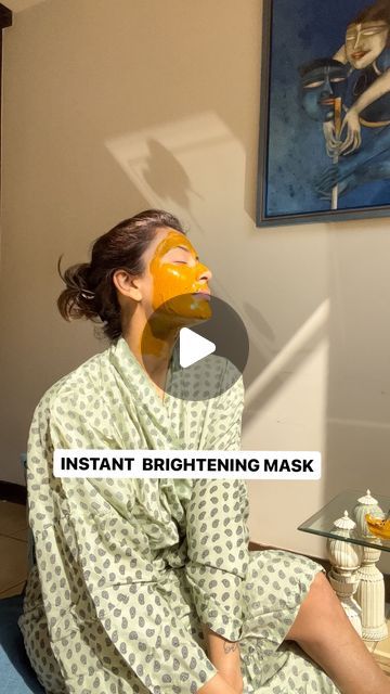 Nriti S on Instagram: "Instant brightening face mask: - 1 tbsp coffee powder - 1 tbsp yogurt - 1 tsp turmeric powder / haldi Mix well. Apply for 10-20 mins. Wash off. SAVE & SHARE !" Coffee Mask For Face, Honey And Turmeric Face Mask, Coffee Powder Face Mask, Turmeric Gram Flour Face Mask, Haldi Besan Face Pack, Saffron Face Mask Glowing Skin, Haldi Face Mask Glowing Skin, Coffee Mask, Brightening Face Mask