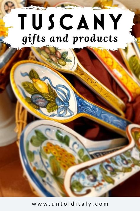 Tuscany, Italy - beautiful hand made artisan crafts and food stuffs that make the perfect gift for your loved ones or souvenir from your trip to Italy #italy #italiangift #giftbasket #tuscany Tuscany Food, Food Gift Basket, Pasta Pesto, Web Top, Italian Gifts, Handmade Gifts For Boyfriend, Brunello Di Montalcino, Toscana Italy, Tuscany Travel