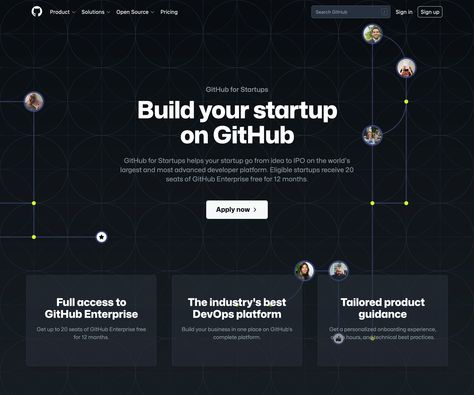 Hero Section Design from GitHub. Capture attention and communicate your unique value proposition. Hero Section Design, Unique Value Proposition, Hero Section, Section Design, Educational Website, Business Web Design, Ui Design Website, Value Proposition, Ui Design Inspiration