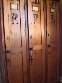 Wood Lockers, Wooden Lockers, Vintage Lockers, Board Room, School Lockers, Locker Room, Cubbies, Boy's Room, Trending Decor