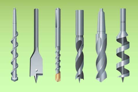 Different Types Of Drill Bits  https://drillly.com/different-types-of-drill-bits/	 #drillpress #drillpressvise #harborfreightdrillpress #drillpresstable #craftsmandrillpress #deltadrillpress #benchtopdrillpress #drillpressstand #DrillPress2018 Learn Carpentry, Drill Press Stand, Drill Press Vise, Paint Shakers, Drill Press Table, Metal Bender, Drill Bit Sizes, Wood Drill Bits, Hall Of Mirrors