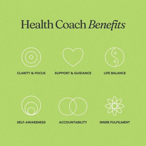 Unlock a Life Elevated: The Benefits of a Health Coach 🌟💼 ⠀ 🔍 Clarity & Focus: Navigate your wellness journey with a clear vision and purpose. 🌄 💪 Support & Guidance: Have a partner who's by your side, offering expert advice and encouragement. 🤝 ⚖️ Life Balance: Find equilibrium in all areas of life, fostering a harmonious existence. ⚖️ 🧠 Self-Awareness: Discover the power of understanding yourself. 🌟 📆 Accountability: Stay on track with your... Holistic Health Coach Aesthetic, Wellness Coach Aesthetic, Health Coach Aesthetic, Life Coach Aesthetic, Coach Aesthetic, Coaching Brand, Life Coach Certification, Holistic Health Coach, Health Coaching