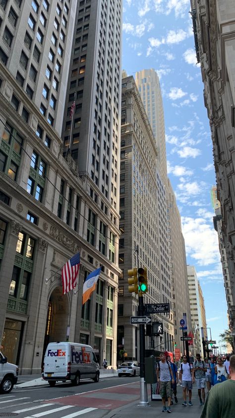 Wall Street, Street View, New York, Travel