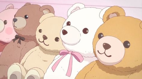 Shojo Anime, Header Banner, Kawaii Aesthetic, 90s Anime, Laptop Wallpaper, الرسومات اللطيفة, Anime Scenery, Teddy Bears, Cute Icons