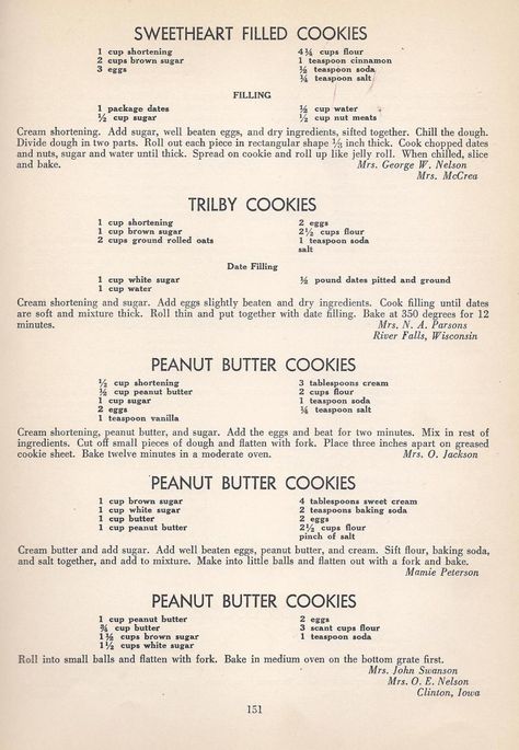 Vintage Cookies Recipes From 1940 Cinnamon, Cookie Recipes, Recipes Vintage, Filled Cookies, Vintage Cookies, Cookies Recipes, Homemade Pizza, Brown Sugar, Dough