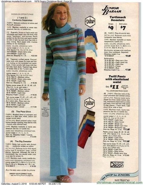 1980s Sears Catalog, 70s Fashion Catalog, 1970s Fashion Magazine, 70s Magazine Fashion, 70s Teenage Fashion, 1978 Fashion, 70s Fashion Magazine, 70s Inspired Outfits, Decades Fashion