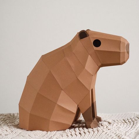 Low Poly Animals, Poly Animals, Paper Models, Paper Sculpture, A4 Paper, Pattern Download, Low Poly, 21st Birthday, Art Toy