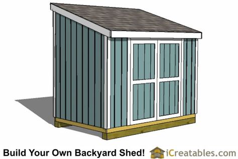 6x10 Shed, She Shed Plans, Small Shed Plans, 10x12 Shed Plans, Patio Stairs, Amazing Sheds, Lean To Shed Plans, River Camp, Pallet Shed