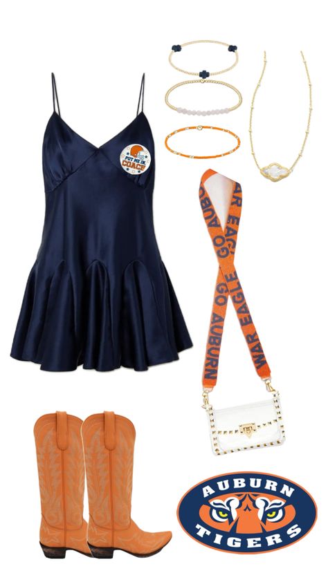 Auburn Game Day Fits, Unt Game Day Outfits, Auburn College Football Game Outfit, Cute Auburn Gameday Outfits, Auburn Gameday Outfit Navy, Nerd Party Outfit, Unc Gameday Outfit, Uva Game Day Outfit, Navy Blue Game Day Outfit