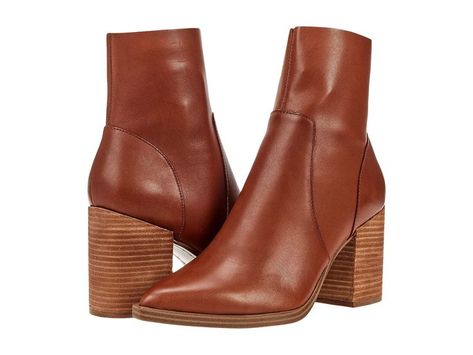 Women's Calabria Ankle Boot Steve Madden Boots Ankle, Cognac Boots, Play Shoes, Brown Booties, Stylish Boots, Boots Fall, Virtual Closet, Clothes Ideas, Womens Ankle Boots