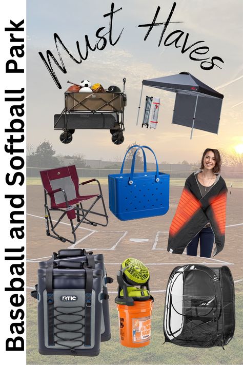 Transform your baseball and softball game days with these must-have essentials! From Weather Pods to heated blankets, these tips from a seasoned baseball mom, like me will keep you comfortable and cheering all season long. ⚾️🧢 #BaseballMom #SoftballLife #GameDayEssentials Softball Tournament Essentials, Softball Tournament Must Haves, Softball Must Haves, Baseball Mom Must Haves, 50 Degree Weather Outfit, Heated Blankets, Softball Dugout, Softball Tournaments, Travel Baseball