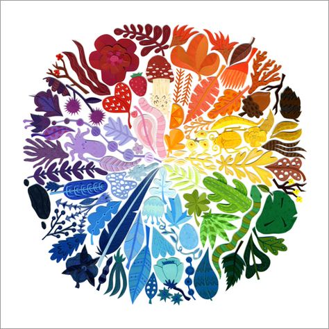 A Circle of Life (print), Jared Andrew Schorr Color Wheel Art Projects, Color Wheel Design, Color Wheel Projects, Color Wheel Art, Wheel Art, School Art Projects, Creative Colour, Middle School Art, Circle Of Life