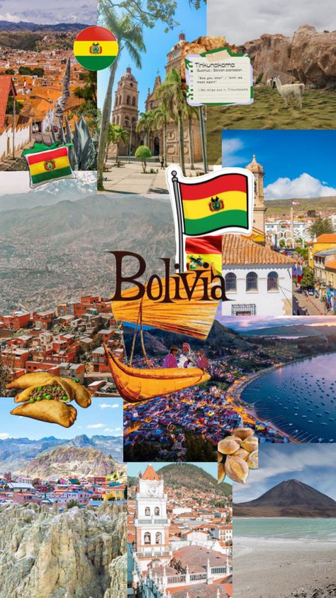 Bolivia Travel, Top Places To Travel, Adventure Travel Explore, Countries To Visit, Ocean Vibes, Dream Travel Destinations, Travel List, Vacation Places, Aesthetic Collage