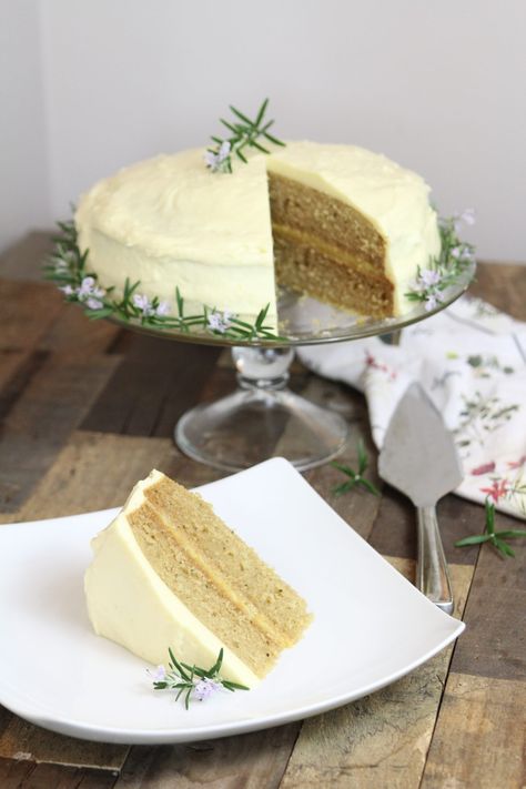 Lemon Rosemary Olive Oil Cake, Rosemary Olive Oil Cake, Chocolate Olive Oil Cake, Orange Olive Oil Cake, The Paleo Mom, Olive Oil Cake Recipe, Rosemary Olive Oil, Vegan Lemon Cake, Lemon Olive Oil Cake