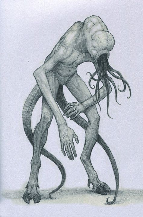 ArtStation - Drawings Mavros Thanatos, Scary Alien, Scary Drawings, Alien Drawings, Creepy Drawings, Monster Drawing, Creature Artwork, 다크 판타지, Alien Concept Art