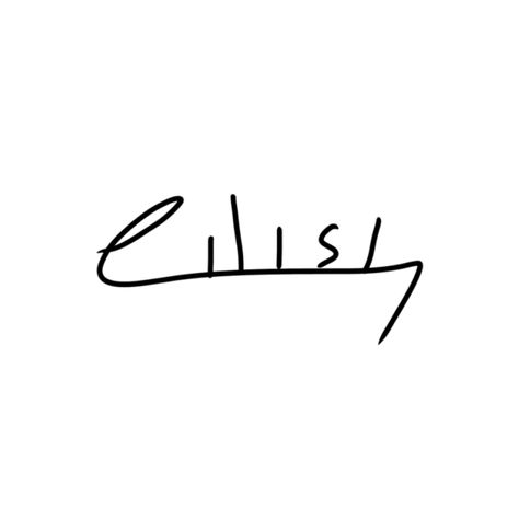 Billie Eilish Autograph, Billie Eilish Tatoos Idea, Blosh Billie Logo, Billie Eilish Handwriting, Billie Eilish Signature, Billie Eilish Tattoo Ideas, Eilish Tattoo, Billie Eilish Logo, Fan Tattoo