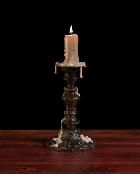 Medieval Candle Holder, Old Candle Holder, Larp Accessories, Medieval Candle, Concept Model, Old Candles, Fire Hazard, Medieval Period, Zbrush