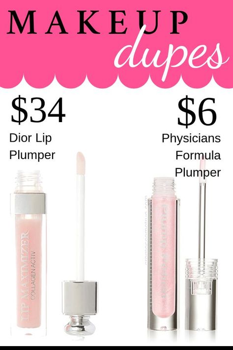 DIOR LIP GLOSS DUPE - Healthy plump, pink lips for way less than the cost of Dior!  The Physicians Formula is amazing.  #diorlipgloss  #dupemakeup Dior Lip Gloss, Dior Lipgloss, Revolution Eyeshadow, Dior Lip, Makeup List, Make Up Inspiration, Makeup Guide, Physicians Formula, Drugstore Makeup