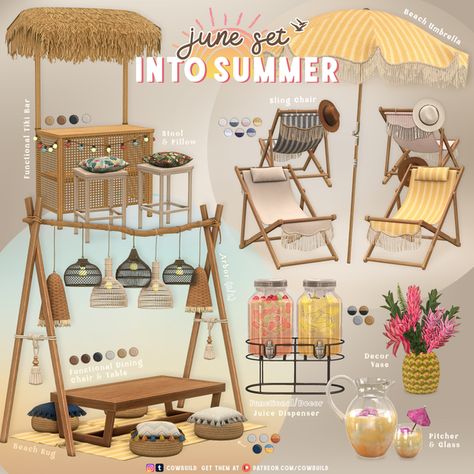 Boho Set Up, Sims 4 Juice Bar, Sims 4 Sims For Download, Sims 4 Boho House Cc, Sims 4 Waffle Maker Cc, Sims 4 Beach Cc Patreon, Patio Cc Sims 4, Sims 4 Cc Furniture Chair, Sims 4 Cc Furniture Beach House