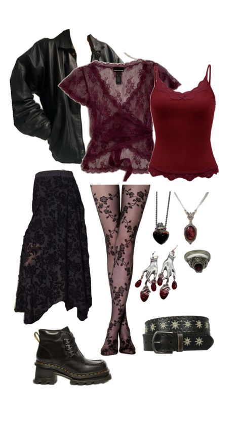 Goth Outfits Casual, Witchcore Fashion, Romantic Goth Outfits, Goth Outfit Ideas, Anime Inspired Outfits, Cute Fall Outfits, Swaggy Outfits, Goth Outfits, Cute Everyday Outfits