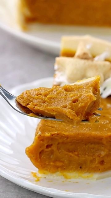 Nora Cooks on Instagram: "Best. Pumpkin. Pie. Ever! 🧡 It’s vegan (of course) and seriously so easy to make! I love making homemade pie crust as well, but if you’re in a hurry and can’t be bothered, you can absolutely use store bought pie crust. There are several vegan friendly options. 😊 Link to the full recipe is in my profile. #vegan #veganpumpkinpie #veganpie #vegandessert #veganthanksgiving #plantbasedthanksgiving #plantbasedfood" Vegan Pumpkin Pie Nora Cooks, Nora Cooks, Store Bought Pie Crust, Homemade Pie Crust, Best Pumpkin Pie, Vegan Pumpkin Pie, Vegan Pie, Homemade Pie Crusts, Vegan Thanksgiving