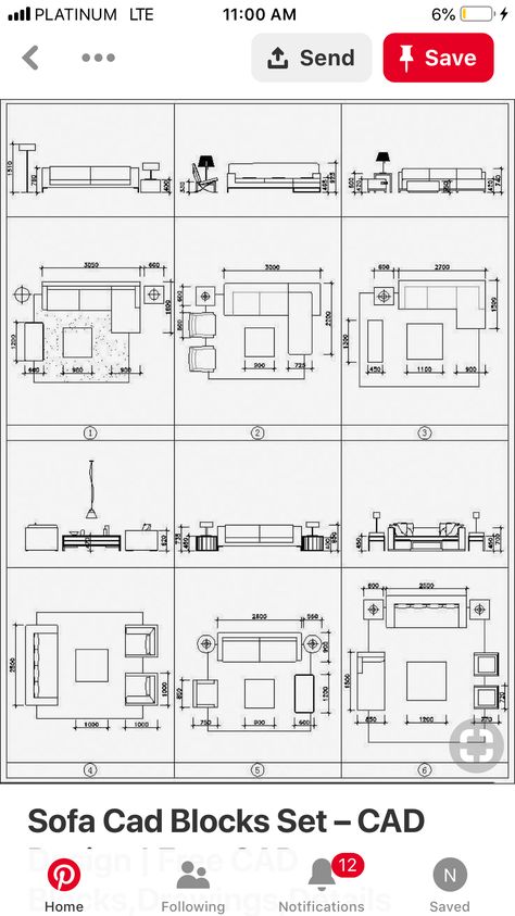 Architecture Symbols, Floor Plan With Dimensions, Interior Design Portfolio Layout, Interior Design Sketchbook, Architecture Design Presentation, Living Room Floor Plans, Living Room Plan, Interior Floor Plan, Condo Interior Design