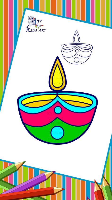 diya drawing for kids , diya drawing for kids easy ,diya drawing for kids step by step,diya drawing for kids easy pencil,diwali diya drawing for kids,diwali diya drawing for kids easy , simple diya drawing for kids , drawing of diya for kidsdiya drawing and decoration for kids,diya designs drawing for kids,diwali diya drawing for kids creative ,diya drawing , preschool drawing . Diya Drawing For Kids, Diwali Diya Drawing, Diya Drawing, Scenery Drawing For Kids, Diwali Drawing, Durga Pooja, Child Painting, Hindi Calligraphy, Ganesha Drawing