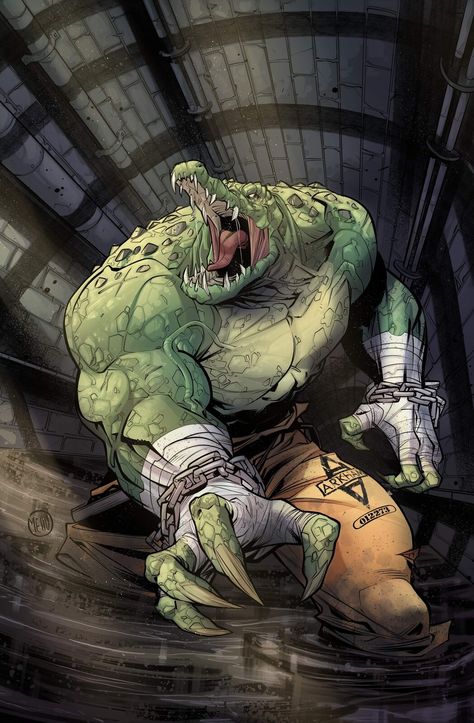 Killer Croc Art, Color Practice, King Shark, Killer Croc, Comic Villains, Viking Culture, Tmnt Artwork, Cool Monsters, Dc Comics Artwork