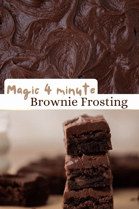 This chocolate brownie frosting is one of the easiest and most delicious frostings you can top your brownies with! Brownie Frosting Recipe, Chocolate Brownie Frosting, Chocolate Frosting For Brownies, Brownie Board, Brownie Icing, Handwriting Help, Chocolate Icing Recipes, Cooktop Cove, Brownie Frosting