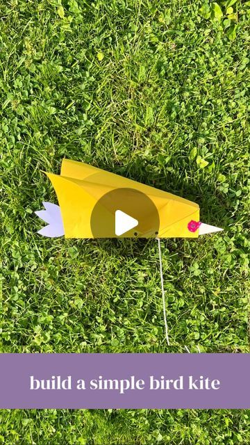 Sami • homeschool mom & block play expert ✨ on Instagram: "Really simple bird kites! 🪁  This super simple kite is fun and easy to build and even without a windy day it is super satisfying to run around with as it flew through the air. Plus it’s a bird! A perfect addition to a bird study!   You can make them too! All you need is a piece of paper or cardstock and a few extra paper scraps, a stapler, a hole puncher, and string. Follow the steps in the reel to make your own!  Happy kite flying!   (This is a re-post from last year! But we can’t wait to make these again!!)   #learningthroughplay #homeschool #craftsforkids #prekhomeschool #kindergarten #prekactivities #montessoriathome #preschoolathome #playbasedlearning #childledlearning #montessorihomeschool" Bird Kite Craft, Flying Bird Craft, Kite Making For Kids, How Do Birds Fly, Kite Craft, Paper Kite, Bird Study, Bird Kite, Kites Craft