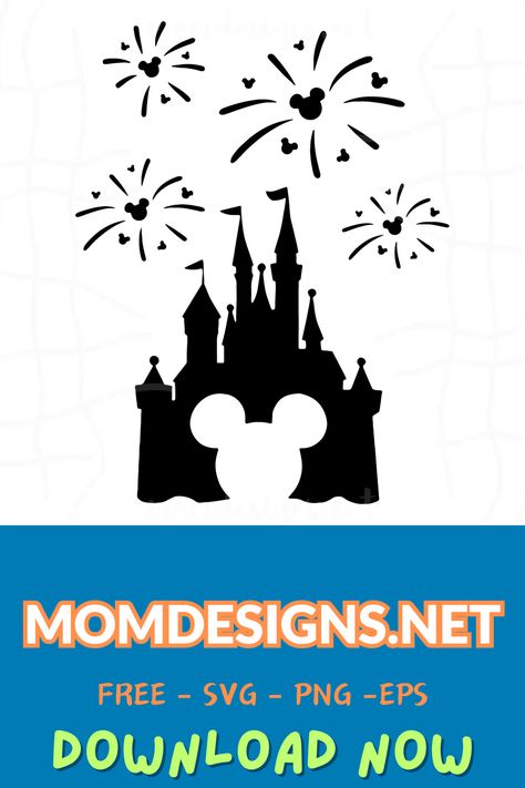 Disney Castle Svg, Disney Castle Silhouette, Castle Svg, Castle Silhouette, Cricut Disney, Fireworks Svg, Disney Fireworks, Head Silhouette, Billboard Advertising