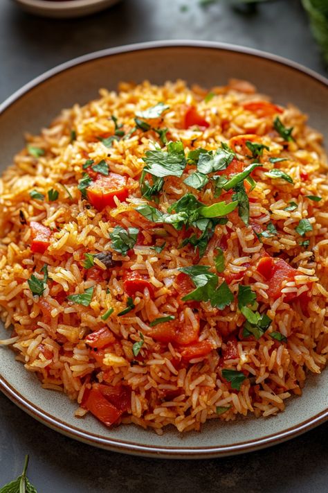 Persian Tomato Rice is a flavorful and aromatic dish that’s easy to prepare and perfect for any occasion. Combining basmati rice with ripe tomatoes, f... Refreshing Salads, Tomato Rice, Persian Cuisine, Iranian Food, Delicious Side Dishes, Fluffy Rice, Rice Dinner, Baking Basics, Persian Food