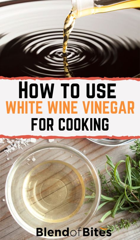 Cooking With Vinegar, Red Wine Vinegar Uses, Recipes With White Wine Vinegar, White Wine Vinegar Recipes, Menstrual Meals, Rice Vinegar Recipes, Substitute For White Wine, Rice Wine Vinegar Recipes, Red Wine Vinegar Recipes