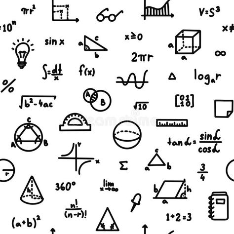 Math Geometry Aesthetic, Geometry Doodles, Math Doodle Art Ideas, Math Design Aesthetic, Math Aesthetic Design, Math Design Art, Mathematics Design Ideas, Math Design Ideas, Mathematics Illustration