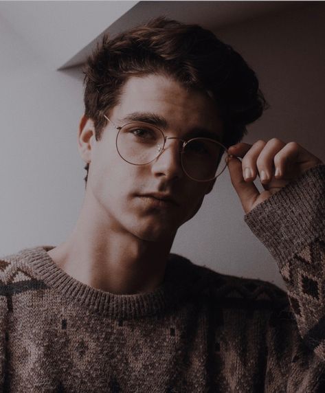 Man Haircut With Glasses, Guys In Glasses Aesthetic, Mens Hair Glasses, Nerdy Male Face Claims, Guy With Brown Hair And Glasses, Man With Glasses Reference, Hot Brown Haired Guy, Male Glasses Aesthetic, Brown Hair Men Aesthetic