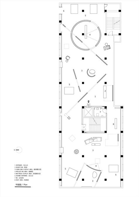 Gallery of Dreams-Chasing Life & Art Showroom / AD ARCHITECTURE - 2 Art Showroom, Art Galleries Architecture, Exhibition Plan, Museum Plan, مركز ثقافي, Museum Interior, Museum Exhibition Design, Art Plan, Art Galleries Design