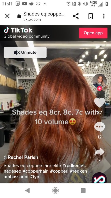 Redken Copper Red Formula, 4vro Redken Shades, Copper Hair Color Redken, Rich Copper Red Hair Formula, Orange Copper Hair Color Formula, Copper Auburn Hair Color Formula, Red Copper Formula, Copper Hair Shades Eq Formula, Matrix Color Formulas Copper