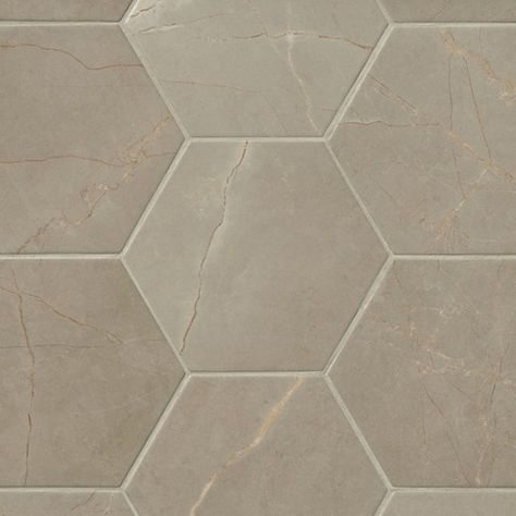 Shop Floor Tiles at Great Prices | The Tile Shop Tan Bathroom, Colorful Bathrooms, Hexagon Floor, Hexagon Tile Floor, Tile Colors, Hex Tile, Imperial Beach, Travertine Floors, Cedar City